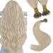 Youngsee nanoring Extensions real hair blonde nanoring hair extensions 55cm real hair extensions nanoring hair recovery nanoring real hair nano rings hair nano beads hair extensions remy 50g #18/613 55 cm-nano 2-2- #p18/613