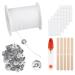Allava 6100cm of candle wicks for candles with 100 wickers 100 pieces of candles stickers smoke -free candles for candles cotton candle wick for DIY communion candle fragrance candle oil lamps