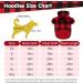 Plaid Dog Hoodie Pet Clothes Sweater with Hat - X-Large Red - Buy Online on GoSupps.com