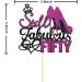 Still Fabulous at Fifty Cake Topper Happy 50th Birthday Party Decorations Woman 50th Anniversary - Cheers to 50 Years Theme Birthday Cake Decors Female Birthday Theme Party Supplies Black/Purple - Buy Online on GoSupps.com