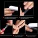 180 Extra Long Stiletto False Nails Tips Set with Files - Clear | DIY Manicure Salon Practice Kit - Buy Online on GoSupps.com