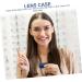Osaladi 4th Care Box for Colored Contact Lenses - Cute Blue Contact Lens Case Holder - Travel-Friendly Duplex Box for Pink Eyes - 4 pcs (6.5x4.5x2cm) - Buy Online on GoSupps.com