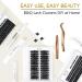 Individually Reusable Fluffy Eyelashes - 72 PCs B&C Lash DIY for Beginners | D-14mm & B-17 | Perfect for Eyelash Extensions - Buy Online on GoSupps.com