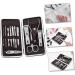 12 Piece Nail Care Set Manicure Kit Trimmer Nail Clippers Stainless Steel Manicure Tools Professional Nail Kit Stainless Steel Set Nail Suite 12-Piece Set - Buy Online on GoSupps.com