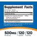 Nutricost Resveratrol 500mg 120 Capsules - High Potency 50% Trans-Resveratrol - 120 Count - Buy Online on GoSupps.com