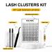 KOLYBEL Manga Lash Clusters Kit | Natural Look Anime Eyelash Extensions | DIY Wispy Fairy Lashes 8-18mm | International Shipping Available - Buy Online on GoSupps.com