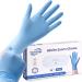 SwiftGrip Disposable Nitrile Exam Gloves 3-mil Blue Nitrile Gloves Disposable Latex Free Medical Gloves Cleaning Gloves Food-Safe Rubber Gloves Powder Free Non-Sterile 50-ct Box (Medium) Medium 50