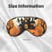 SSIMOO Happy Halloween Sleep Mask - Adjustable Breathable Eye Mask for Comfortable Sleep - Fashionable Black Design - International Shipping Available - Buy Online on GoSupps.com