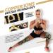 Lexniush Copper Knee Support Brace for Arthritis & Joint Pain Relief - Medium Size - Buy Online on GoSupps.com