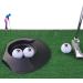 E-outstanding 3pcs Golf Putting Cup 19x23cm Black - Plastic Training Aids for Outdoor Golf Practice - Buy Online on GoSupps.com
