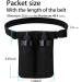 Tuhaoge Massage Bottle Bag - Dual Massage Oil Holster for Therapists | Black Lotion Carrier - Buy Online on GoSupps.com