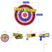 Cake Decorations for Nerf Cake Topper Cupcake Toppers Boys Birthday Gun Party Supplies - Buy Online on GoSupps.com