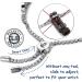 RainSo Women Magnetic Therapy Bracelet for Arthritis Pain Relief - Adjustable Titanium Steel Design with Shell Elements | Includes Display Box - Buy Online on GoSupps.com
