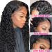 CHEETAHBEAUTY 30 Inch Deep Wave 13x6 HD Lace Front Wig | Brazilian 10A Grade Curly Human Hair Wig for Black Women - Pre Plucked with Baby Hair | 180% Density Natural Black - Buy Online on GoSupps.com