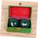 Frcolor Hand Massage Balls - Set of 3 Gemstone Baoding Balls for Yoga & Fitness | Chinese Sound Therapy & Hand Relief - Buy Online on GoSupps.com
