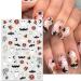 JMEOWIO 9 Sheets Halloween Nail Art Stickers Decals Self-Adhesive Cute Ghost Nail Supplies Nail Art Design Decoration Accessories - Buy Online on GoSupps.com