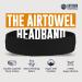 Sweatbands Set - Head & Wrist Sweat Bands for Men & Women - Athletic Cotton Terry Cloth Bands for Sports & Gym Exercise - 3-Pack Black - Buy Online on GoSupps.com