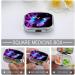 Buy Decorative Blue Purple Butterfly Print Pill Box - 2 Compartment Portable Medicine Organizer for Pocket or Purse | International Shipping Available - Buy Online on GoSupps.com