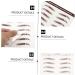 FOMIYES 42 Pcs Eyebrow Stickers Makeup Tools False Eyebrows Cosmetics Artificial Eyebrow Tattoos 4d Shaper - Buy Online on GoSupps.com