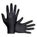 Raven SAS66518 SAS Safety Powder Free Examination Black Nitrile Gloves - 7 Mil Large Safety Glove