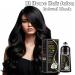 Black Hair Dye Shampoo - 4 in 1 Gray Coverage for Men & Women | Natural Plant-Based Formula | 500ml - Buy Online on GoSupps.com