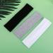 WLLHYF 3 Pcs Non-Slip Yoga Headbands Set for Women - Black White Gray Head Wraps for Workout, Pilates, Running - Soft Cotton Fabric Sweat Hairbands - Buy Online on GoSupps.com