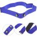 Kichouse Blue Heart Rate Monitor Chest Strap | Breathable Sports Equipment for Accurate Heart Frequency | Durable Nylon & Rubber Band 17.00x3.00x0.10cm - Buy Online on GoSupps.com