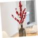 Zerodeko 4 Pcs Christmas Cuttings Faux Branches Artificial Christmas Stems Christmas Berries for Crafts Christmas Wreath Berries Flowers Home Decoration Household Christmas Tree Red Plastic - Buy Online on GoSupps.com