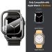 PZOZ Apple Watch Series 7/8 45mm Hard Case with Tempered Glass Screen Protector - Full Coverage Bumper Design for iWatch 7/8 45mm - Buy Online on GoSupps.com