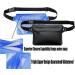 Waterproof Pouch with Waist Strap (2 Pack) - Keep Your Phone and Valuables Safe and Dry | Ideal for Boating, Swimming, Snorkeling, Kayaking | Ocean Blue + Jet Black - Buy Online on GoSupps.com