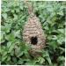 Buy Besportble Oval Bird Nest - Hanging Bird Cage for Outdoor Use Straw Braided Pet Bed for Birds - Buy Online on GoSupps.com