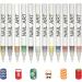 12Pcs Art Pen Set for Art Jewellery Manicure Tool Colorful Tip Art Pen Painting Liner Pen - Buy Online on GoSupps.com