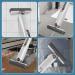 Mini Mop - Mini Portable Short Mop Self-Squeeze Glass Wiper | Wet and Dry Use Lazy Hand Wash-Free Absorbent Sponge for Windowpanes Floors Kitchens White Suit - Buy Online on GoSupps.com