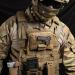 TOPTACPRO Tactical MOLLE Admin Panel Pouch - Small Chest Pouch for Tactical Vest - 500D Cordura Nylon - Coyote Brown - Buy Online on GoSupps.com