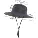 Koreshion Wide Brim Sun Hat with UPF 50+ Protection - Deep Gray - Buy Online on GoSupps.com