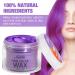 Hair Color Wax - Magic Master Keratin Temporary Hairstyle for Men & Women | Purple | Instant Color for Parties Festivals & Cosplay - Buy Online on GoSupps.com