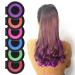 TEEROVA 6-colors Temporary Hair Dye Powder Cake Styling Hair Chalk Set Pastels Salon Kit