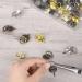50 Metal Brad Fasteners with Pull Rings - DIY Crafts Decoration Accessories - 5 Colors - Buy Online on GoSupps.com