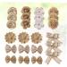 Cabilock 24pcs 1 Set Ornaments DIY Jute Handmade Party Craft Vintage Christmas Floral in Rustic Materials As Shown Medium - Buy Online on GoSupps.com