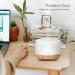 Homeweeks 300ml Essential Oil Diffuser with Remote Control Timer | Wood Grain Ultrasonic Aromatherapy Mist Diffuser | 7 Colors Light for Bedroom - Buy Online on GoSupps.com