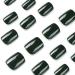 Buy Quadratic Black Acrylic Press-On Nails - 24 Full Cover Artificial Nails with Glue | MouyouGlow for Women BB10 - International Shipping Available - Buy Online on GoSupps.com