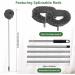 UYEXM Ceiling Fan Cleaner Duster with 2 Detachable Dusting Head Ceiling Fan Blade Cleaner with Extension Pole Adjusts 12.9 to 60inch Ceiling Fan Cleaner for Cleaning Walls Furniture Window Top - Buy Online on GoSupps.com