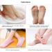 Jinlaili Moisturizing Gel Socks - 2 Pairs Infused with Vitamins & Oils for Soft Hydrated Skin - Spa Quality Repair for Dry Feet - Buy Online on GoSupps.com