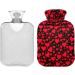 Valentine's Day Red Heart Heat Bottle for Pain Relief - Hand & Foot Warmer 1L Warm Water Bed Warmer - Perfect Gift! - Buy Online on GoSupps.com