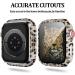 Cuteey 12 Pack Case with Tempered Glass Screen Protector for Apple Watch 40mm Series 6/SE/Series 5/Series 4 Full Matte Leopard Cow Pattern PC Cover for Iwatch 40mm Accessories (12 Colors 40mm) Black/Silver/Clear/Pink/White/Red/Blue/Green/Purple/Wine red/L - Buy Online on GoSupps.com