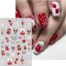 Christmas Nail Stickers 9 Sheets Self-Adhesive Nail Decal Socks Snowflake Red Nail Art Decoration Design Supplies - Buy Online on GoSupps.com