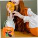 Zerodeko Halloween Bag The Decor Halloween Candy Bags Pouch Child Portable Candy Bowl 22x10x10CM Orange - Buy Online on GoSupps.com