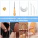 Plantional 34 PCS Leather Sewing Kit with Waxed Thread and Tools for DIY Craft Repair - Buy Online on GoSupps.com