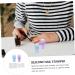 AOKWAWALIY 2 Sets Nail Stamp Nail Kits Girl Nail Art Printing Accessory Nail Art Stencils Nail Accessories Nail Pattern Printing Stamper Silica Gel Scraping Board Fully Transparent 6.5X3X3CM Purple Blue - Buy Online on GoSupps.com