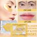 30 Pairs Lip & Eye Masks - 24K Collagen Crystal Under Eye Patches for Dark Circles Puffiness & Fine Lines - Moisturizing Skincare for Women & Men - Buy Online on GoSupps.com